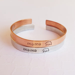 mama bear cuff bracelet