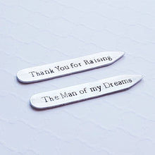Load image into Gallery viewer, father-of-groom custom collar stays gift