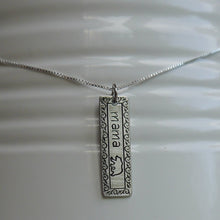Load image into Gallery viewer, mama bear bar necklace