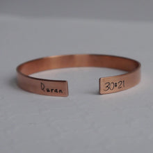 Load image into Gallery viewer, religious verse cuff bracelet