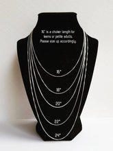 Load image into Gallery viewer, Washer necklace with birthstones